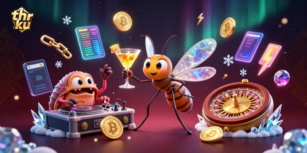 Engage with thrilling gaming moments at thr ku with iconic characters and dynamic casino elements.