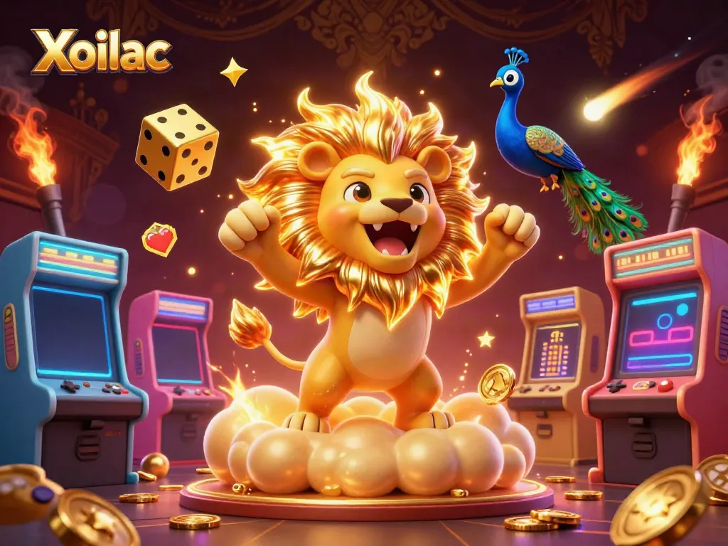 Xoilac brings the excitement of online gaming alive with vibrant casino elements and rich visuals
