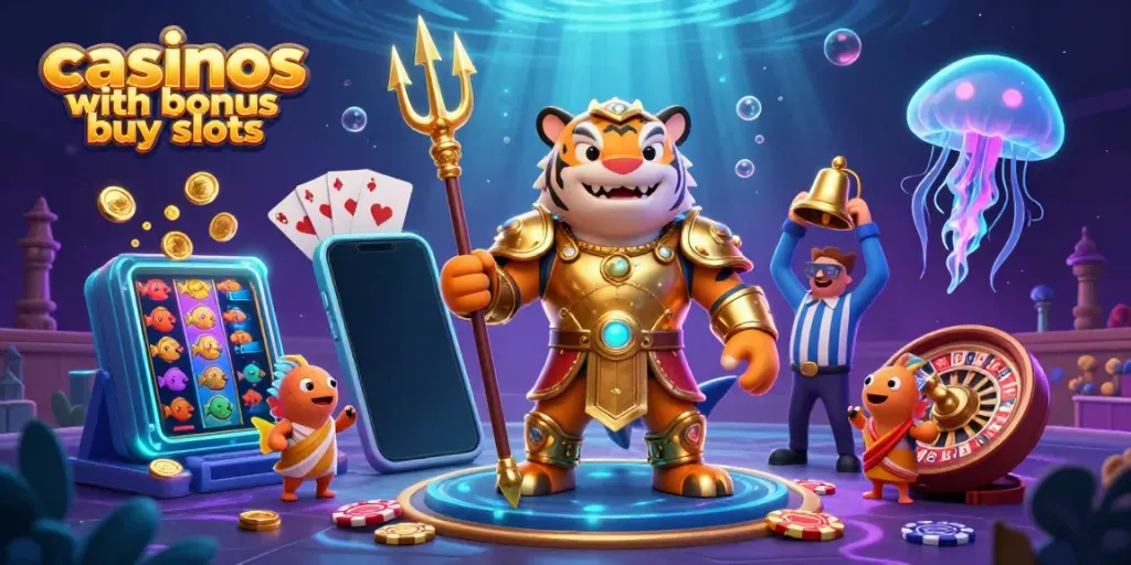 Experience the thrill of casinos with bonus buy slots featuring exciting underwater themes.
