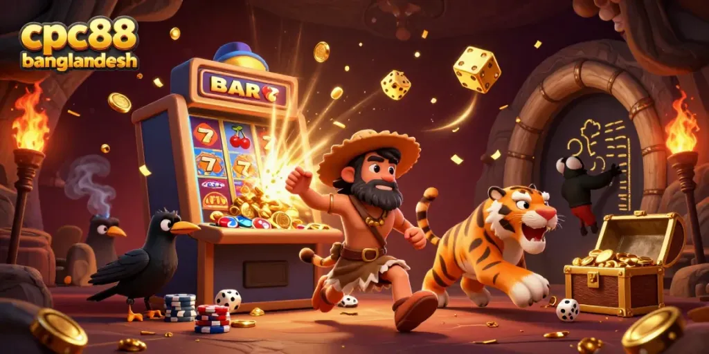 Experience vibrant 3D casino adventure in cpc88 bangladesh with exciting games, golden treasures, and thrilling action.