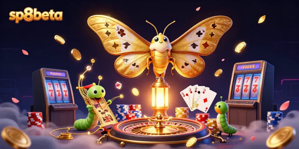 Experience the thrill of sp8beta with dazzling casino scenes, vibrant motifs, and festive elements.