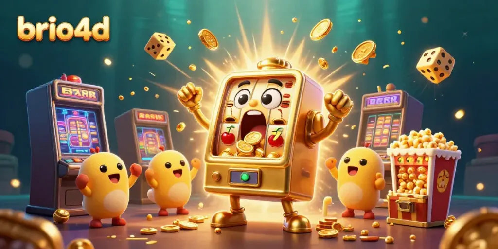 Players spin the brio4d slots, hitting jackpots with exciting coin explosions.