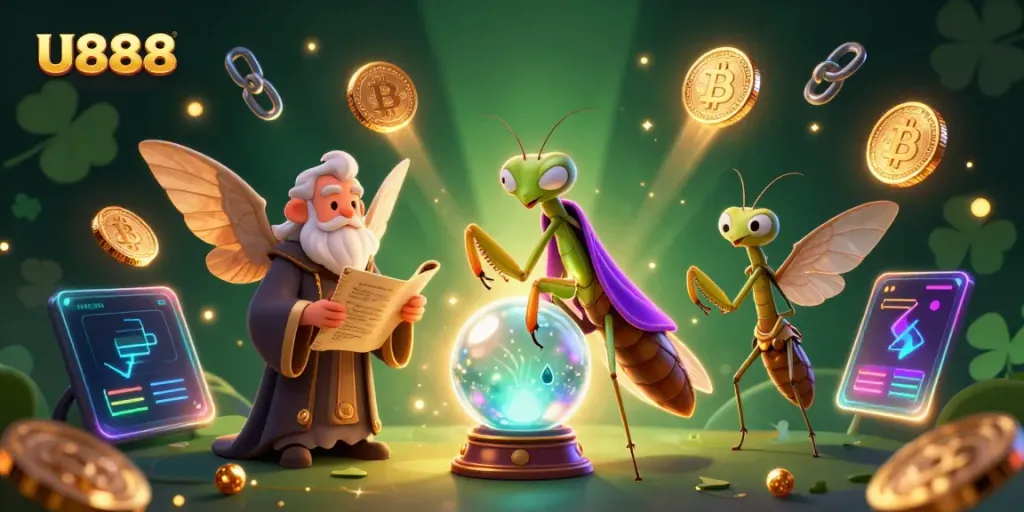 Win big with U888 as a fortune teller and ancient librarian reveal gaming secrets in a dazzling 3D scene.