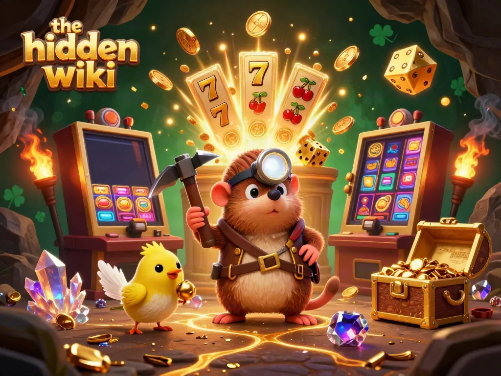 Slots and treasures collide in the hidden wiki's vibrant underground casino world.