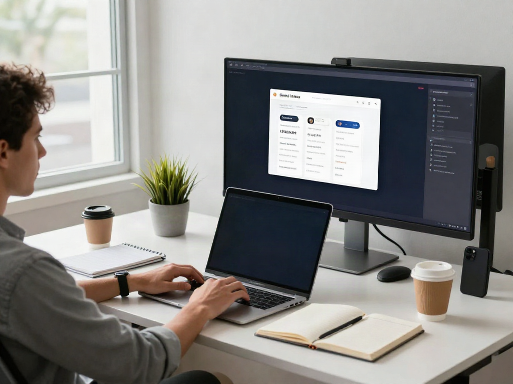 Engaging office scene highlighting the importance of 사이트모음 for efficient link management.
